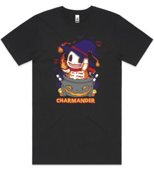 Halloween Charmander Printed T-Shirt